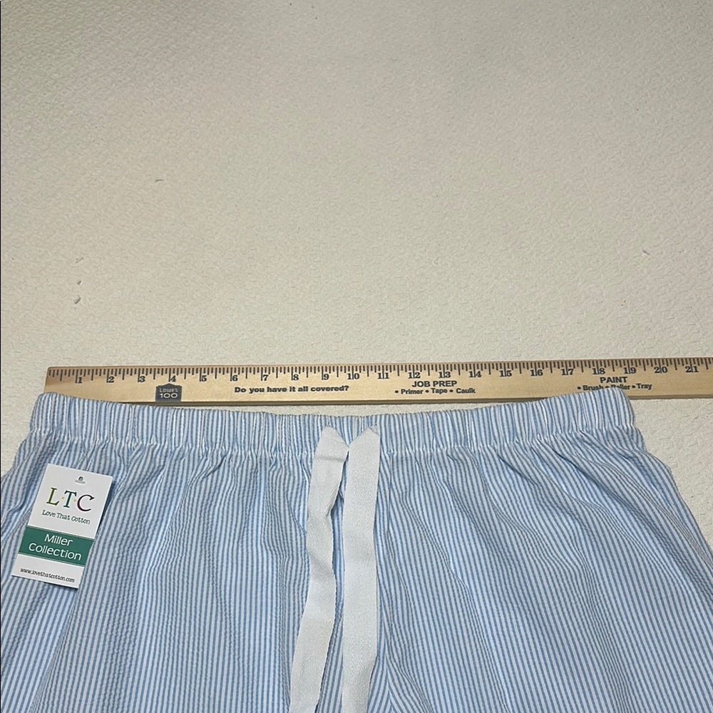 Love That Cotton‎ LTC Blue and White Shorts with Scalloped Hem, Women’s XXL - Picture 5 of 7